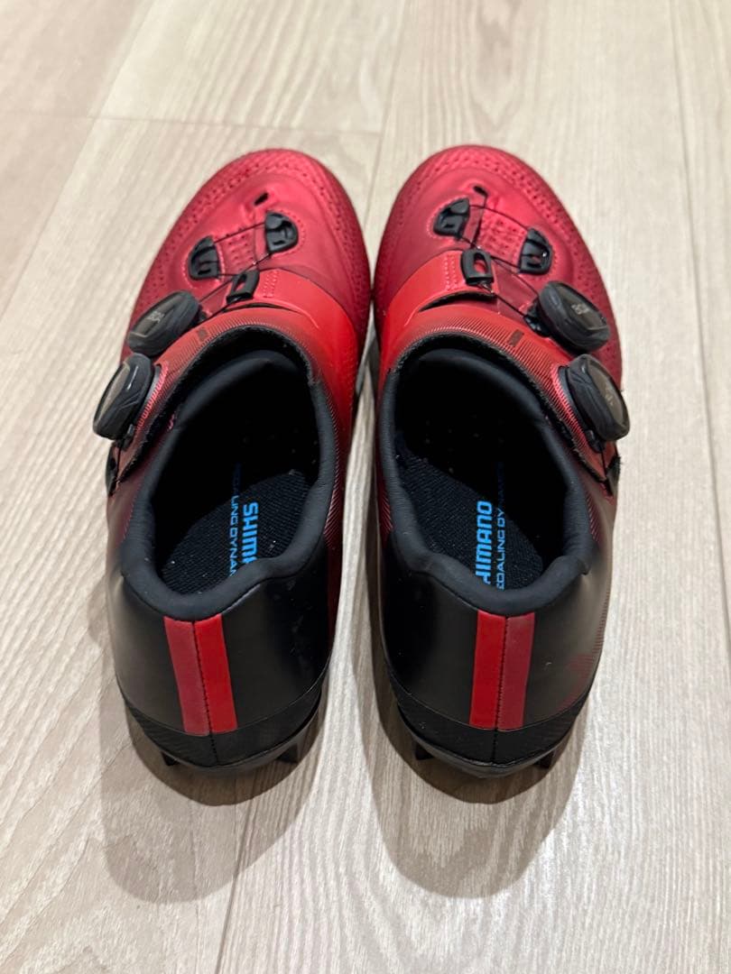 SHIMANO ビンディングシューズ　レッド