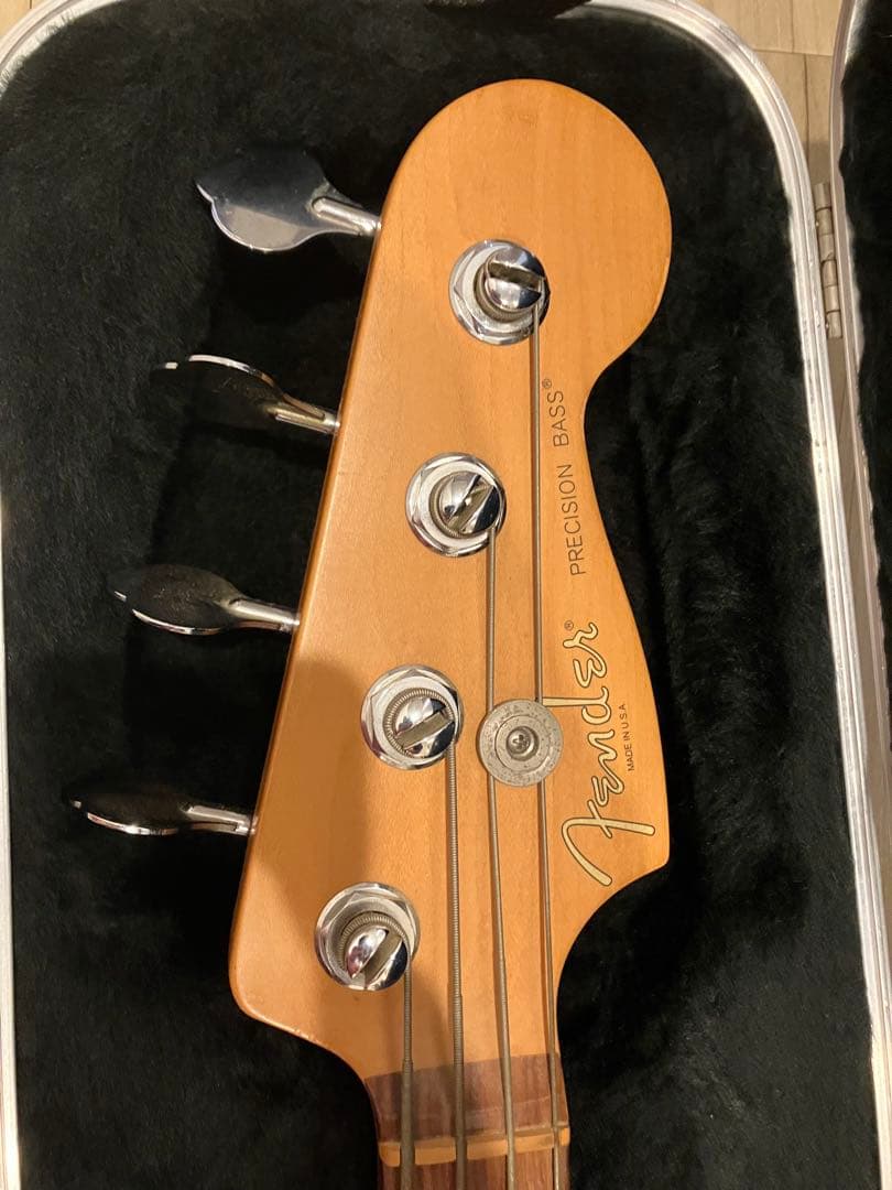 【ジャンク品 フェンダー Fender】90's製プレシジョンベースサンバースト