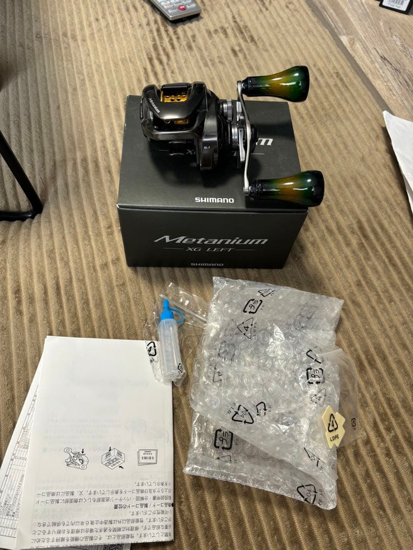 SHIMANO メタニウム　カスタム　KTFスプール　バリアルウッドノブ　DCX