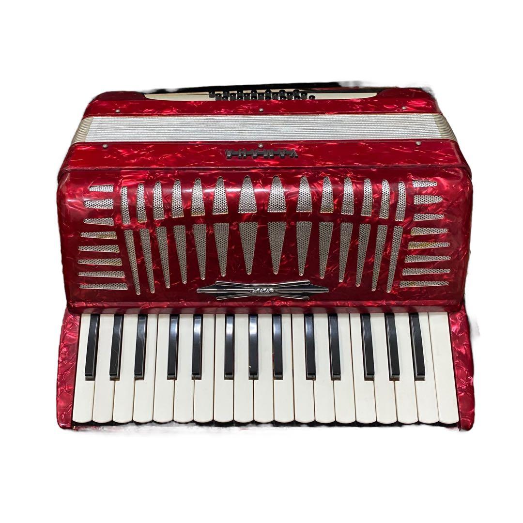 【良品】YAMAHA アコーディオン YA-18 ハードケース付　30鍵盤