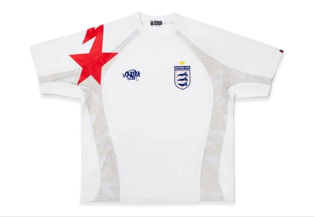 ウェア A BATHING APE Football Jersey Relaxed