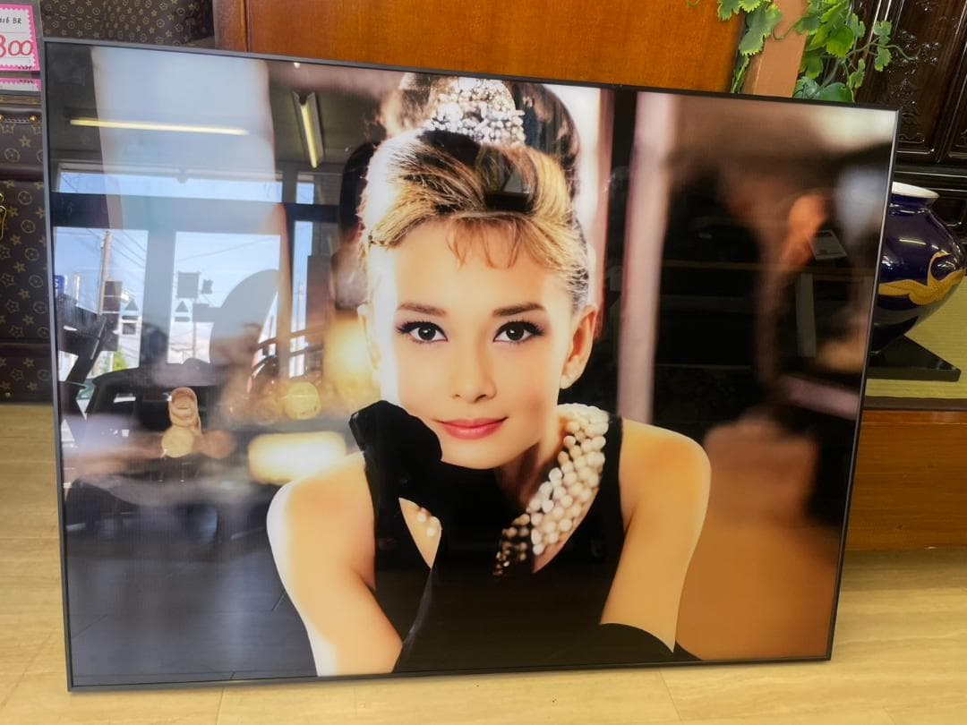 アートパネル　オードリーヘップバーン　アート　絵画　ポスター　壁掛け　額縁　額絵