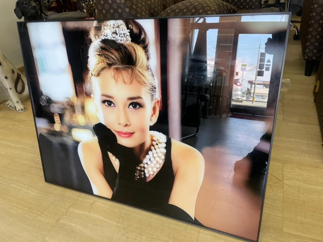 アートパネル　オードリーヘップバーン　アート　絵画　ポスター　壁掛け　額縁　額絵