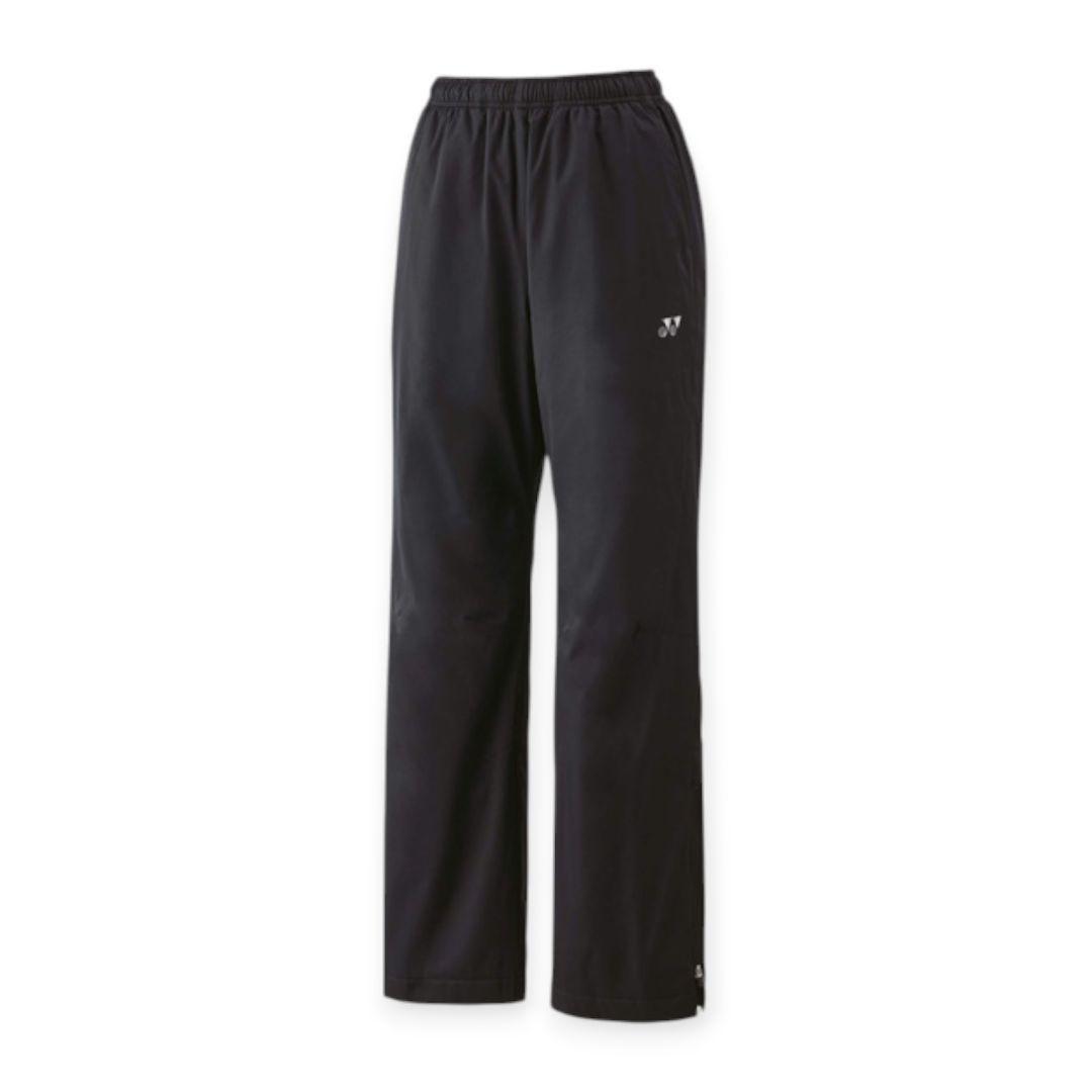 【新品】YONEX レディース ユニ裏地付ウィンドウォーマーパンツ ブラック M