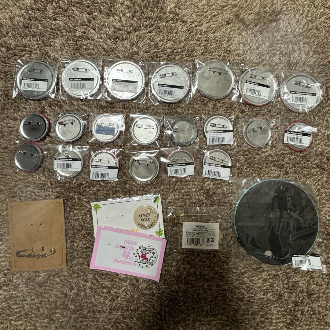 TWICE ダヒョン 痛バ 缶バッジ うちわ セット まとめ売り