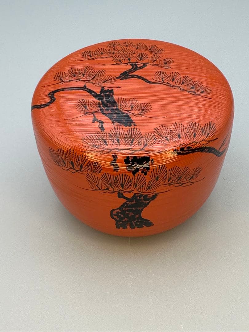 茶道具　棗　坂田峰春　朝陽棗