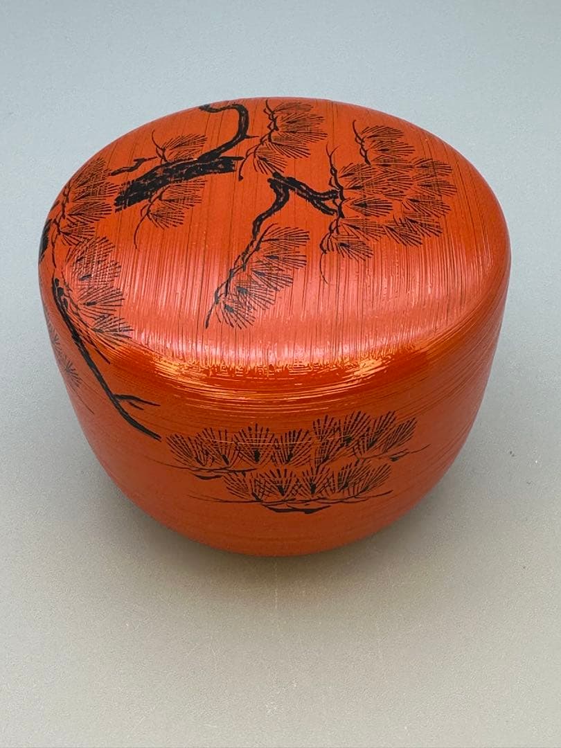 茶道具　棗　坂田峰春　朝陽棗