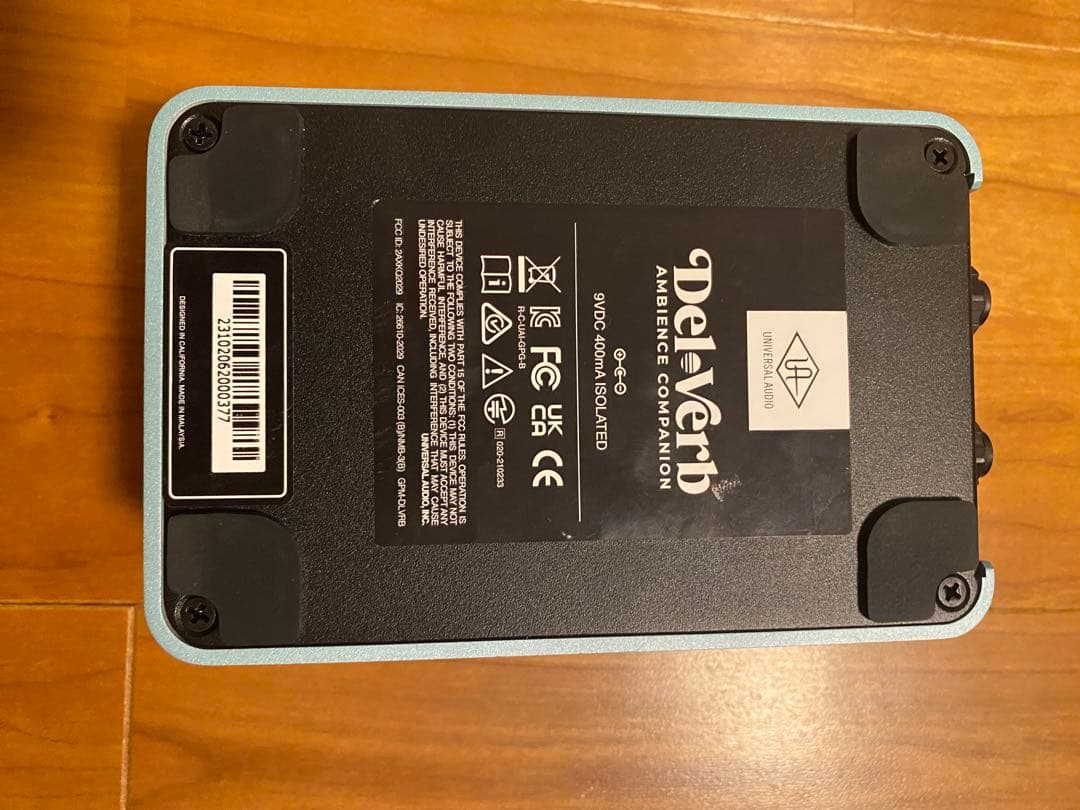 UAFX DelVerb AmbienceCompanion ディレイ/リバーブ