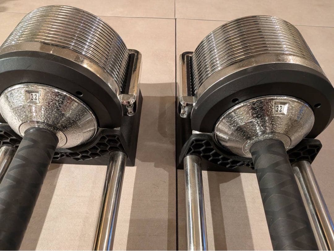 【引き取り希望】Lysinライシン 可変式ダンベル32kgスタンド付