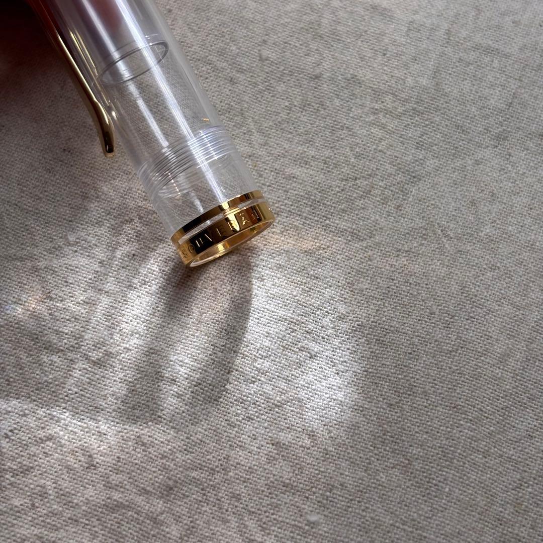 PelikanスーベレーンM800デモンストレーター万年筆刻印有18C-750M