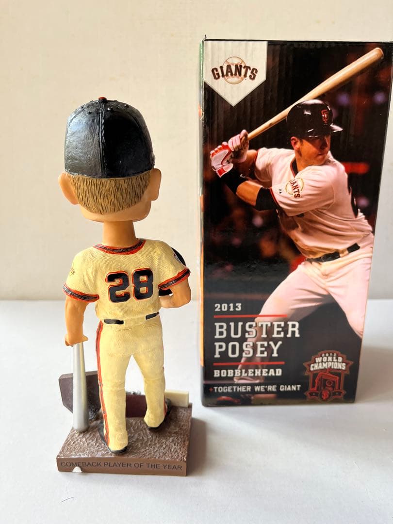 SF ジャイアンツ　2013 年　球場配布 バスター・ポージー　ボブルヘッド