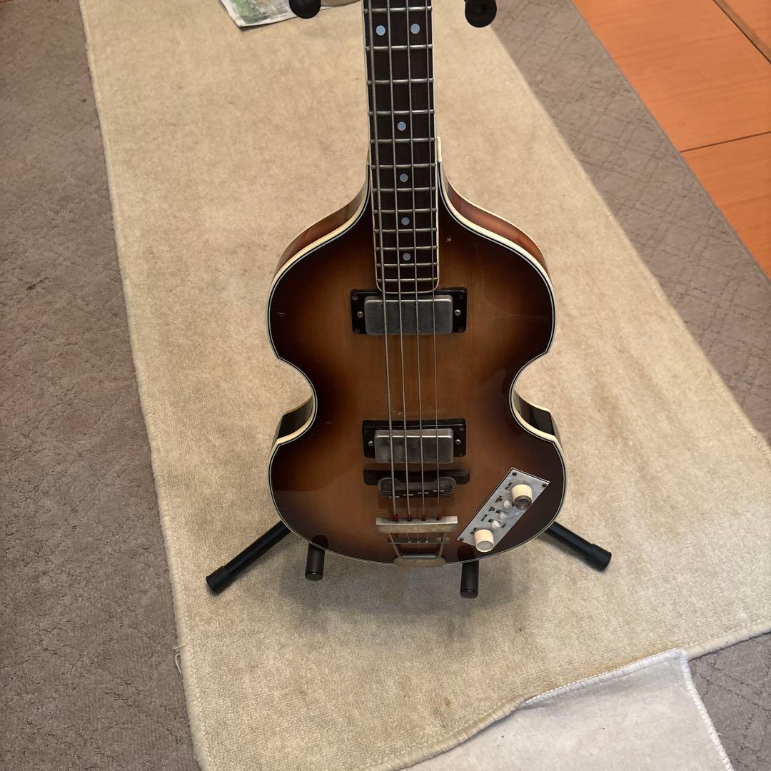 Greco エレキベース バイオリンベース サンバースト 4弦