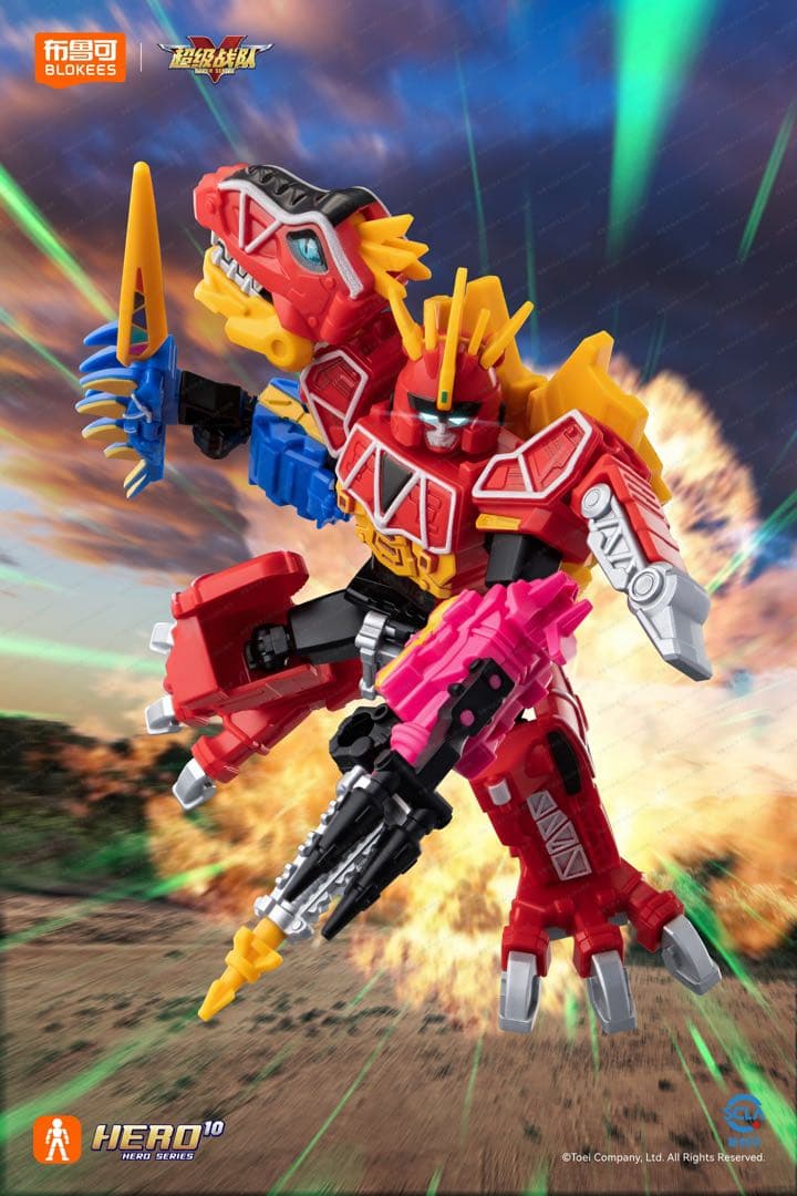 布鲁可 スーパー戦隊ブロックフィギュア2弾 キョウリュウジャー 1box