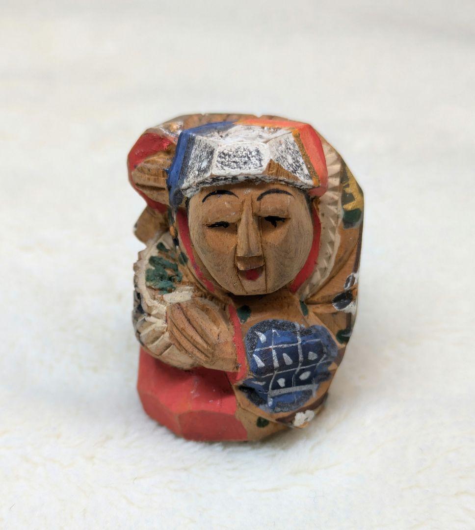 幻の逸品　宇治人形　茶ノ木人形　茶の木人形　根付　根付け　骨董　提げ物