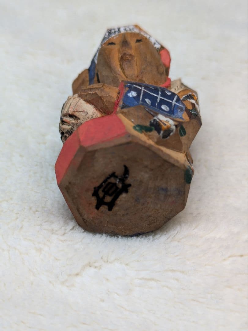 幻の逸品　宇治人形　茶ノ木人形　茶の木人形　根付　根付け　骨董　提げ物