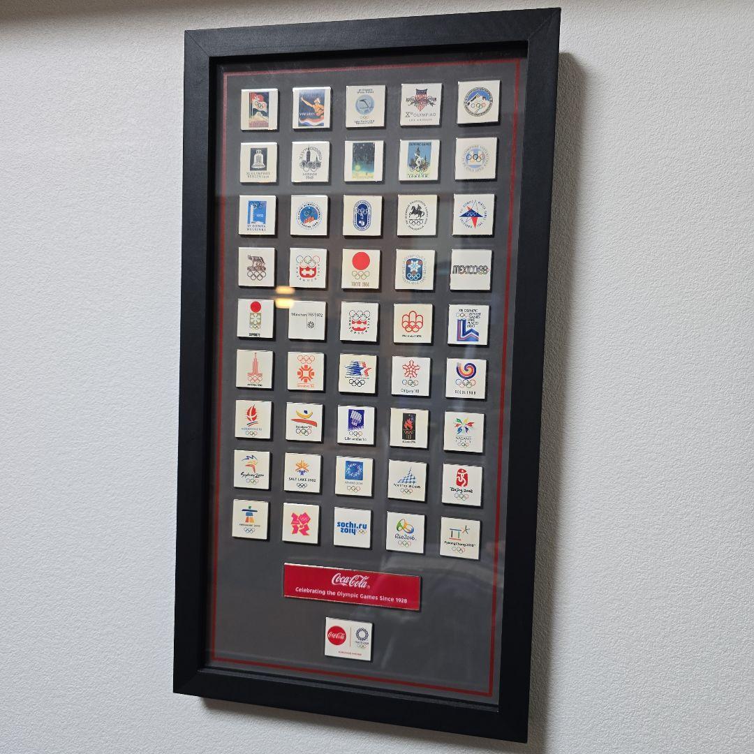 東京2020大会 Coca-Cola ロゴ　限定コレクション フレーム入り