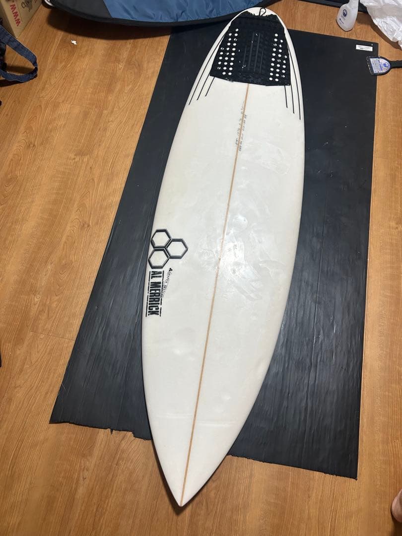 AL MERRICK ショートボード ホワイト 約6フィート