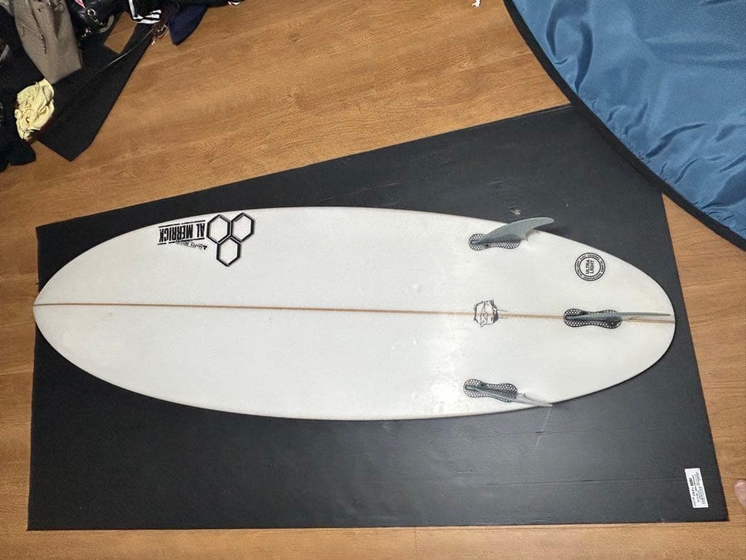 AL MERRICK ショートボード ホワイト 約6フィート