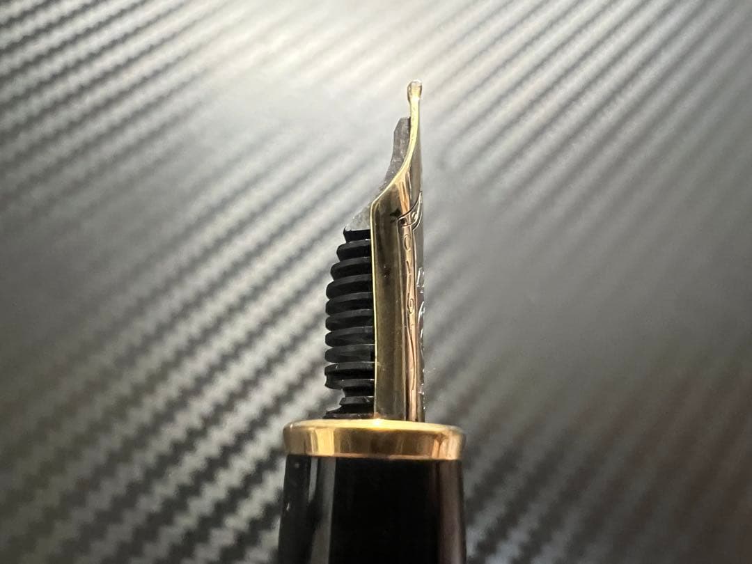 モンブラン 万年筆 マイスターシュテュック 144 F 細字 ブラック 中白