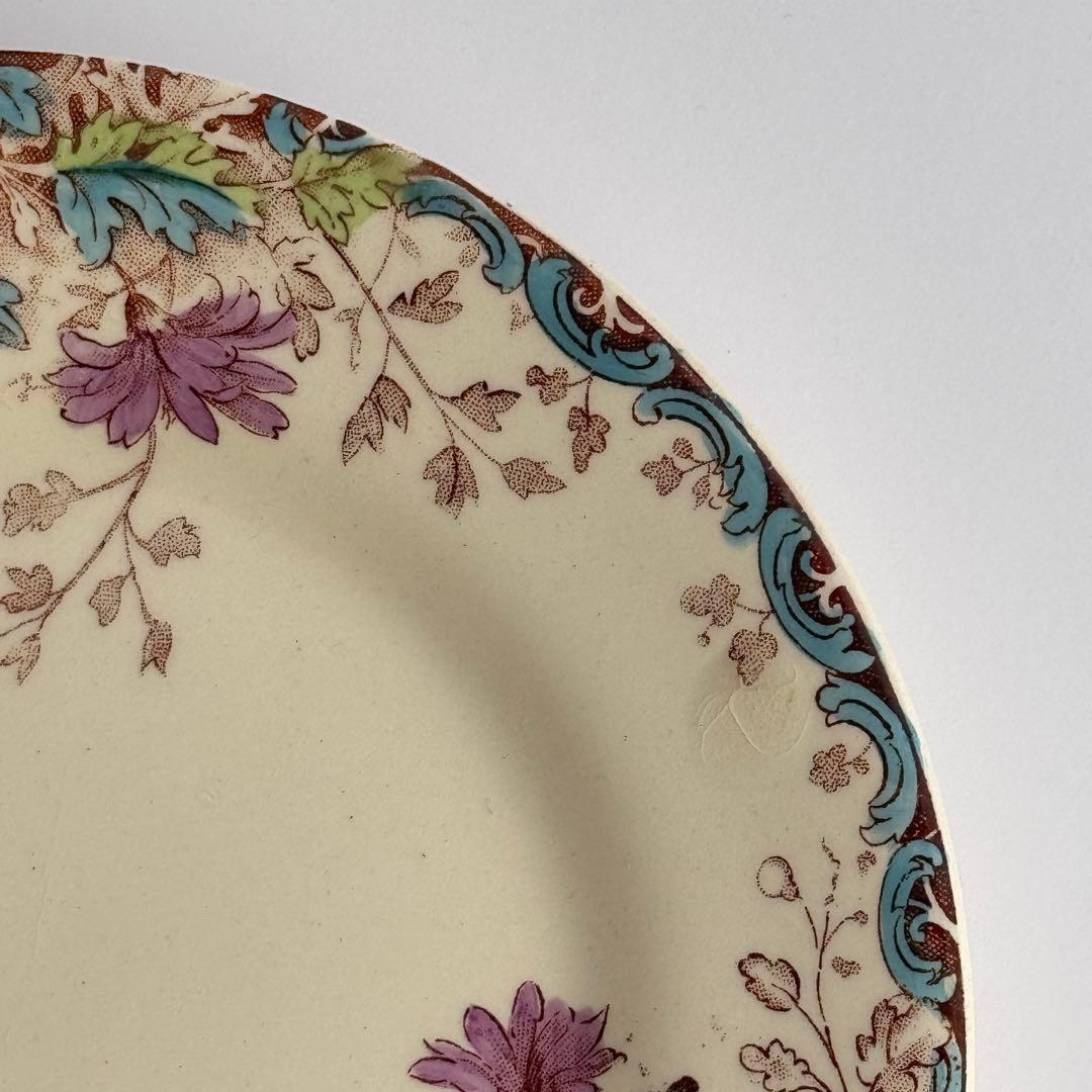 フランスアンティーク　Gien 秋の花　 FLEURS D'AUTOMNE