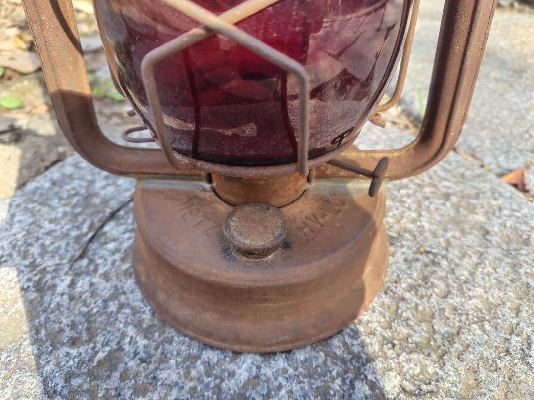 Dietz デイツランタン 赤グローブ アンティーク ヴィンテージランタン