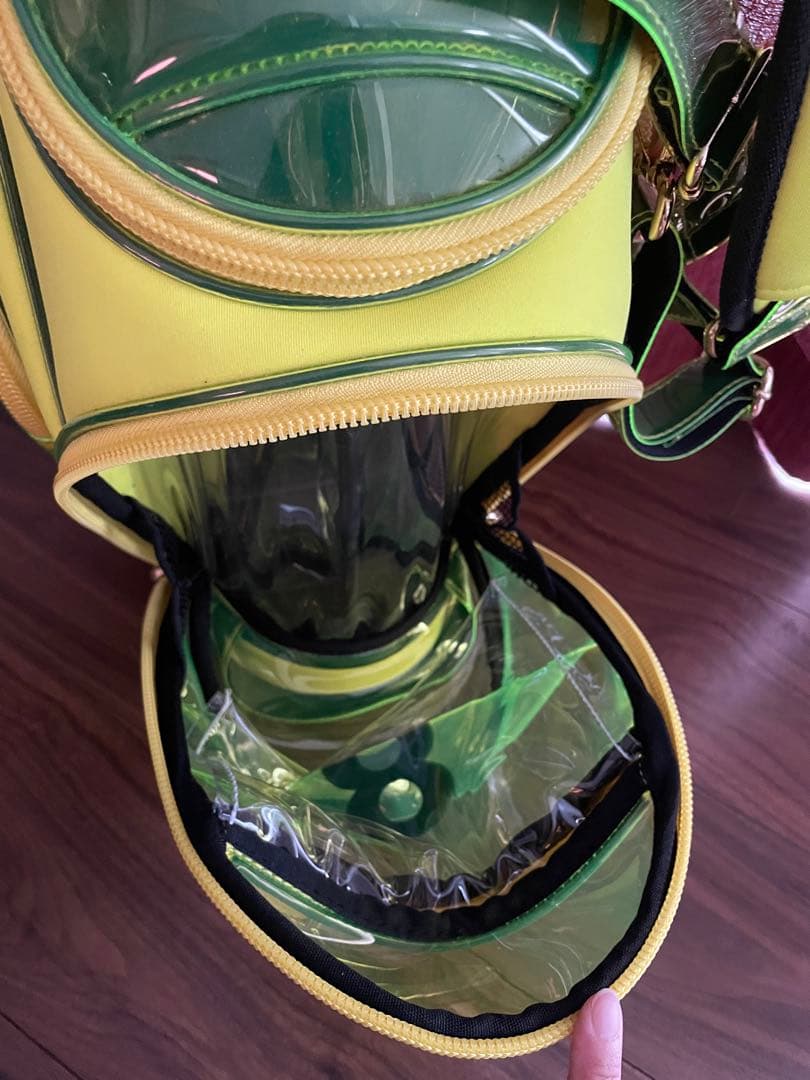 ムータマリン　キャディバッグ ネオンイエロー