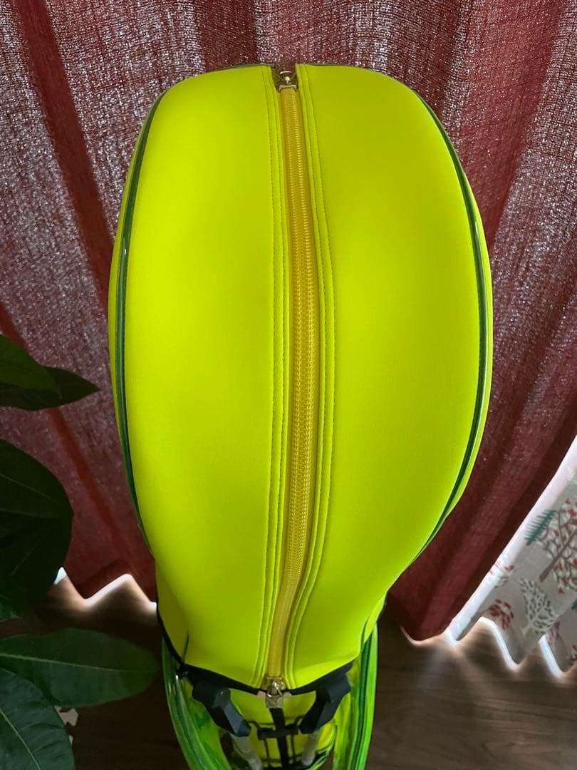 ムータマリン　キャディバッグ ネオンイエロー