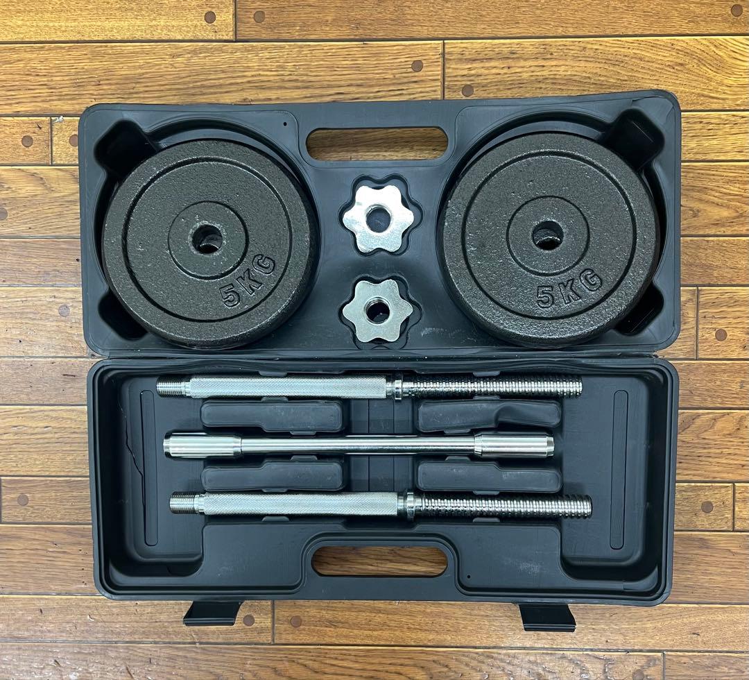 25kg 組み立て式バーベルセット　最強のパンチ力を身につけることができます！！