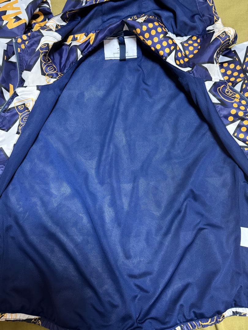 MARK&LONAマークアンドロナ　星柄ナイロンブルゾンused