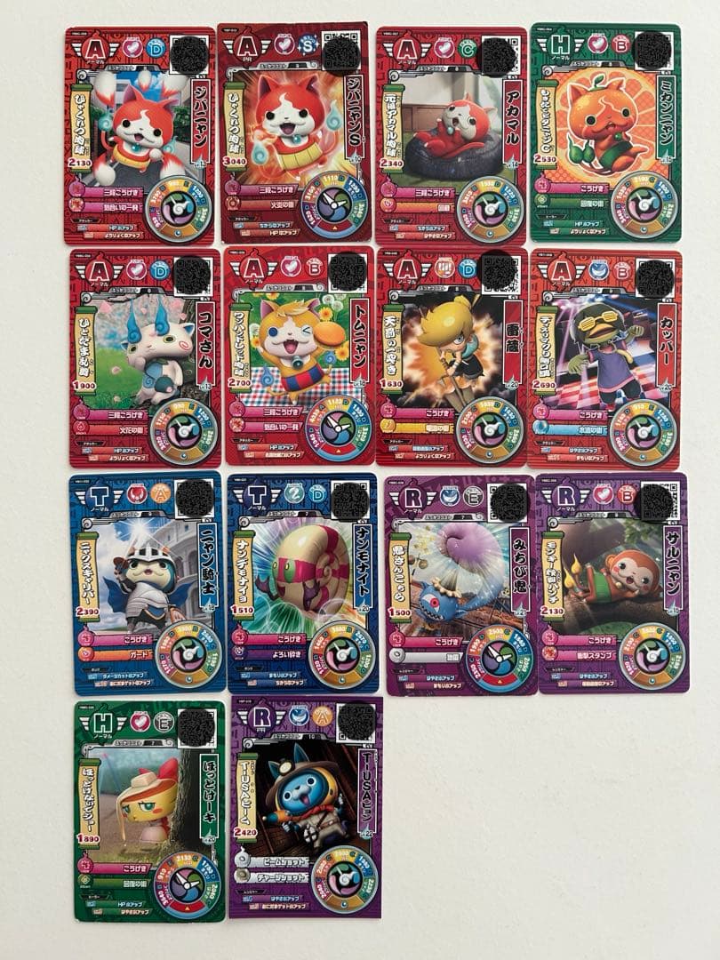 妖怪ウォッチ　バスターズ　鉄鬼軍　カード　まとめ売り