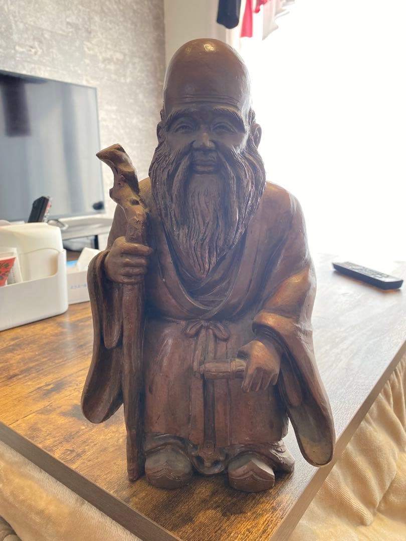 在名　秀石　彫刻　銅　時代物