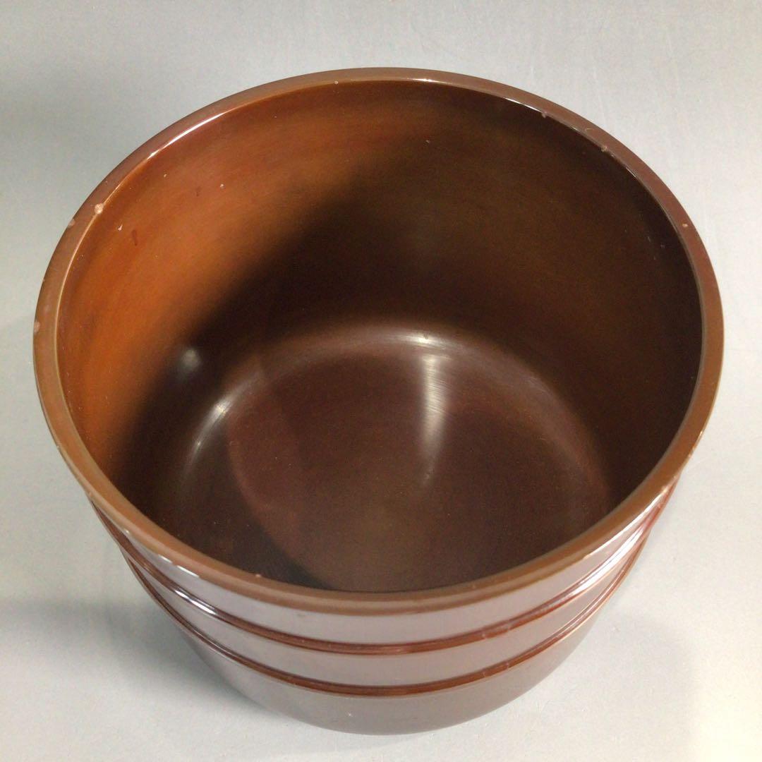 Ｐ５１　皆具　『金森紹栄造』『唐銅皆具』『水指　建水　蓋置　杓立』　共箱　茶道具