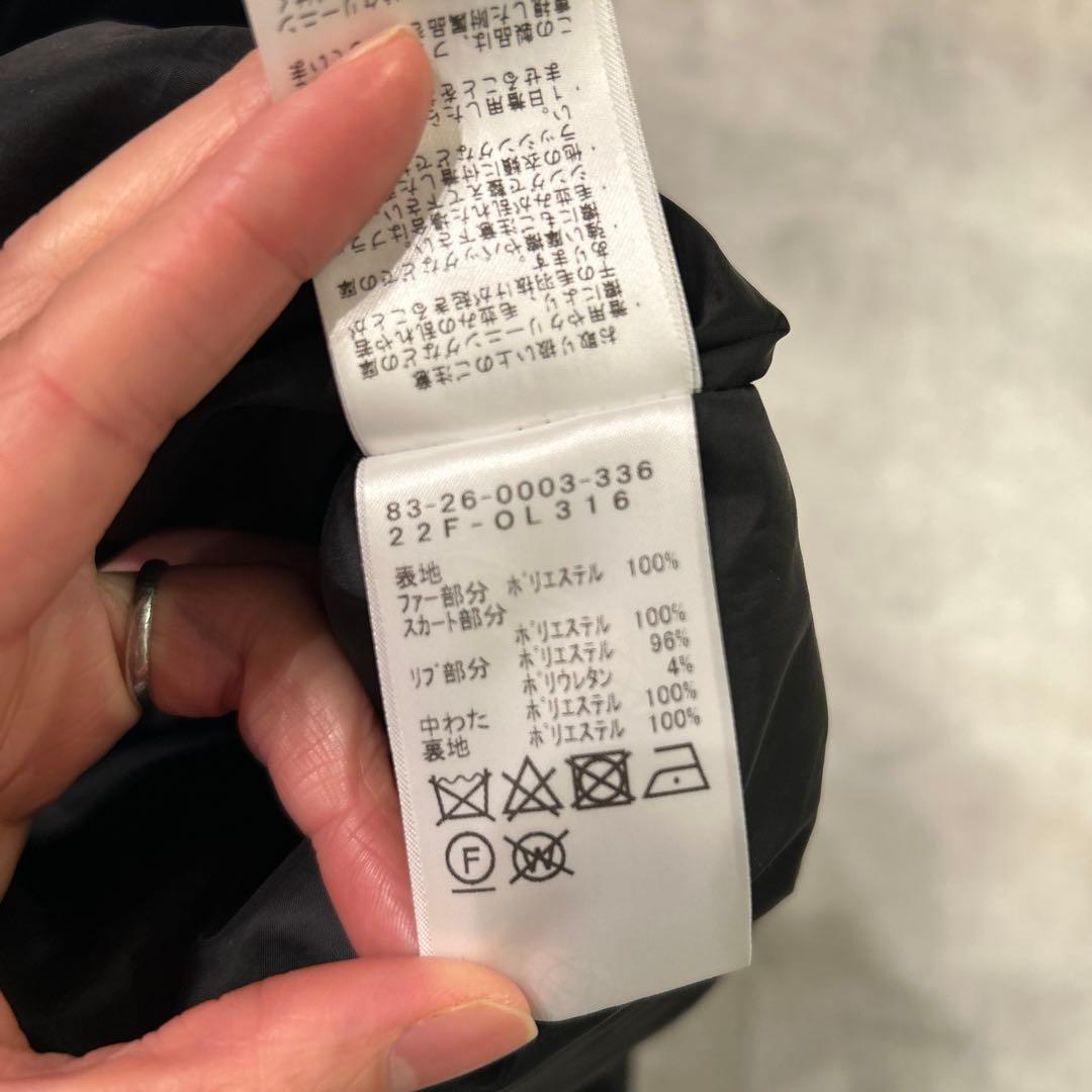 ビームスゴルフ 中綿ボアドッキングワンピース　刺繍ロゴ　BEAMS GOLF