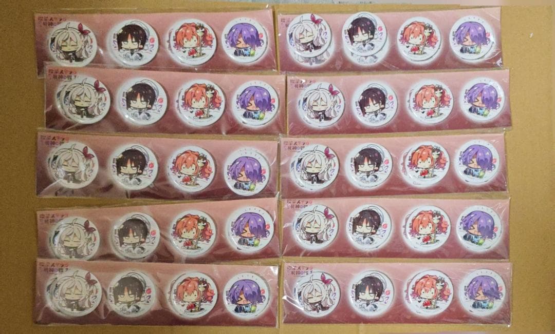 ゆずソフト 喫茶ステラと死神の蝶　SD缶バッジ4種　10セット　　こもわた遙華