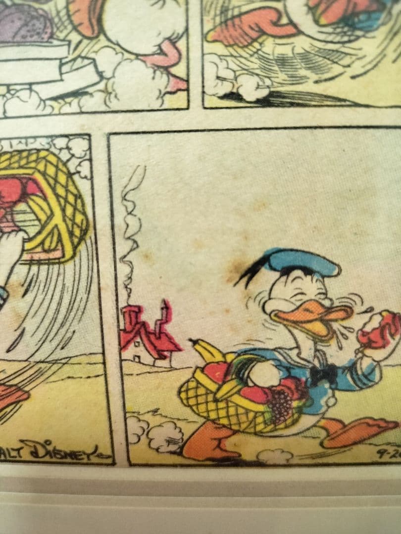 ★激レア★ミッキー&ドナルド　アートパネル　コミックシート
