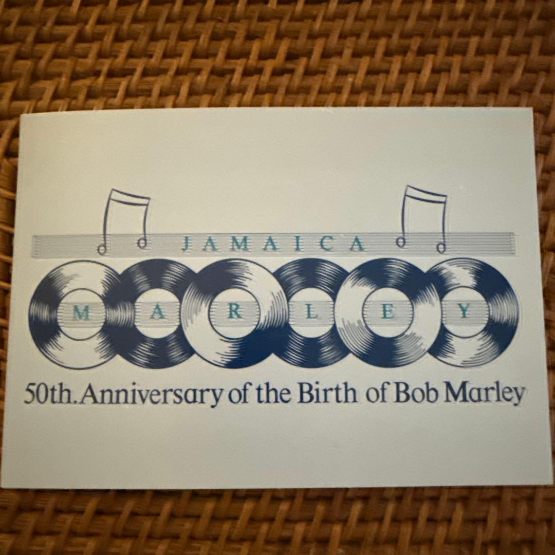 新品希少BobMarleyボブ・マーリー 生誕50周年記念切手ジャマイカ政府発行