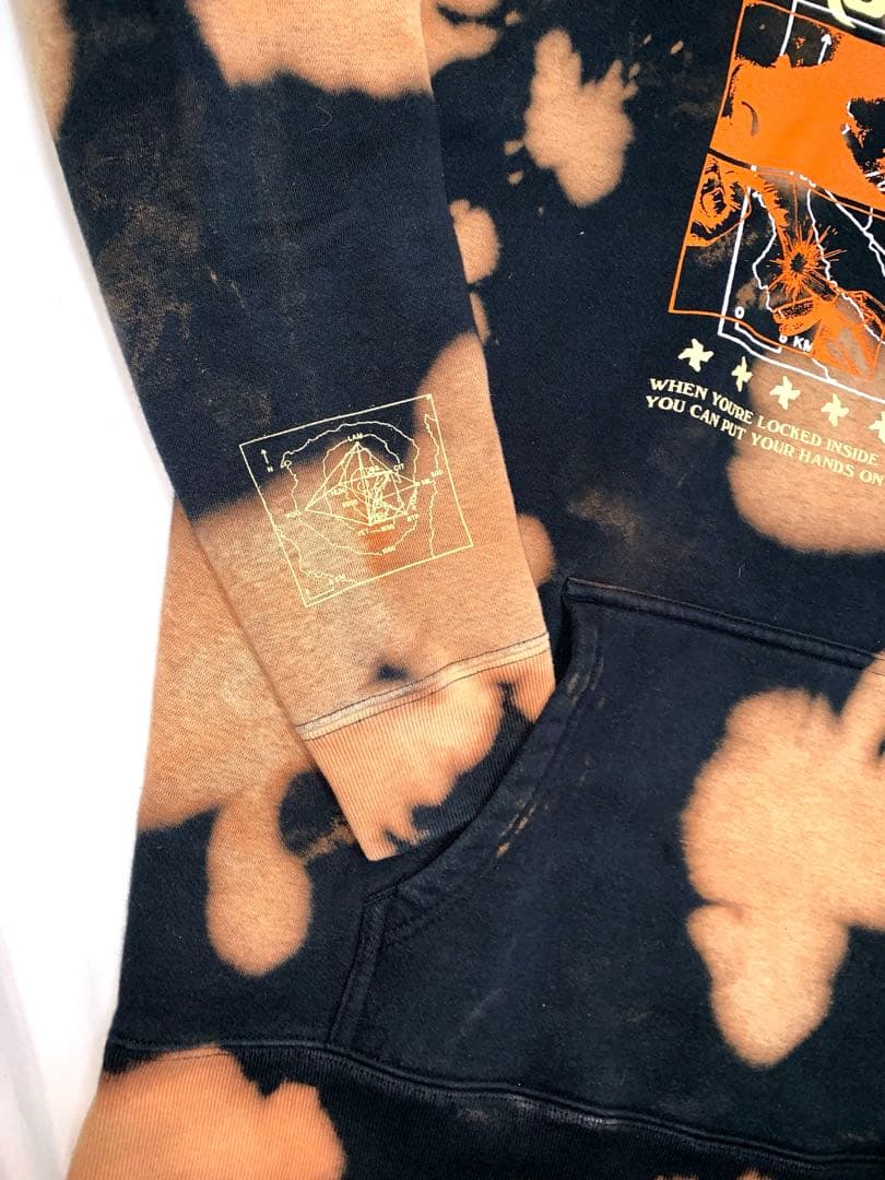 Crossfaith クロスフェイス 特殊染 タイダイ フーデッド パーカー