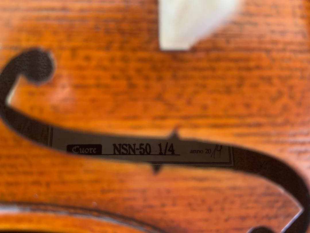 Nicolo Santi 虎杢 NSN50 1/4 バイオリン 2019年製