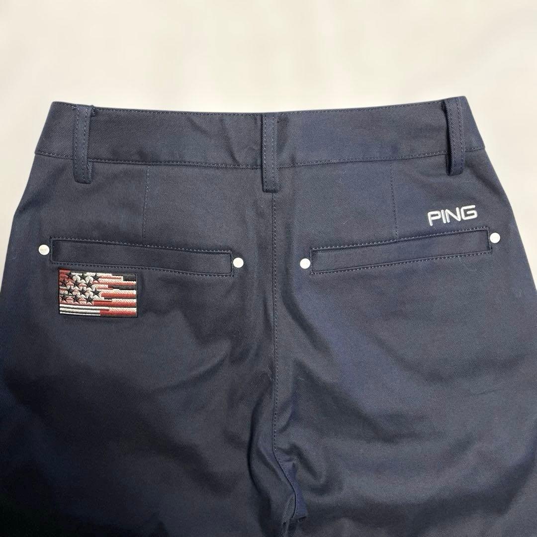 【新品タグ付き】PING ピン ゴルフパンツ コットン サイズS