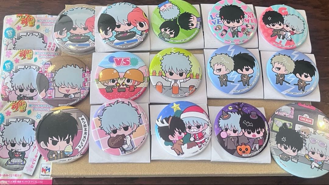 【貴重】銀魂　フォーチュンバッジシリーズ　缶バッジ　名場面占い編　第1弾　第2弾