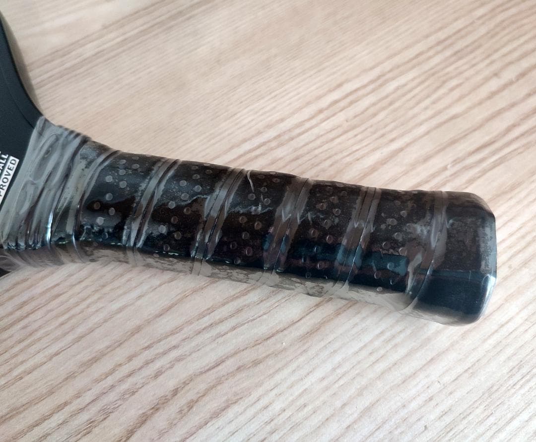 USAPA承認 ピックルボール パドル カーボン加工の摩擦面 黒 灰白 16mm