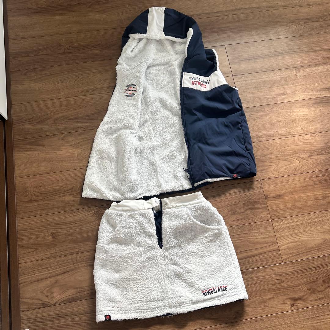 New Balance レディース ゴルフウェア セットアップリバーシブル防寒