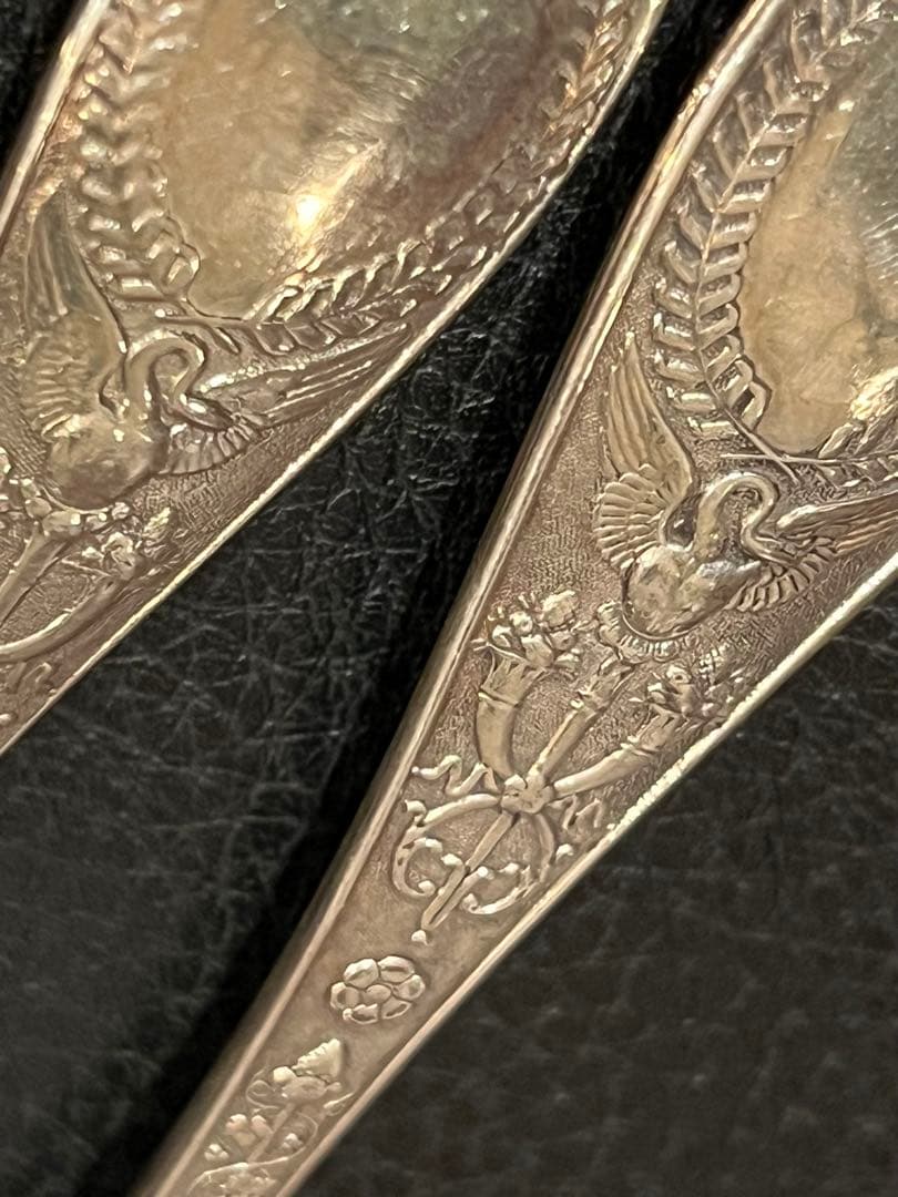 最高峰　オディオ　同意匠　カトラリー　セット　純銀製950 フランスアンティーク