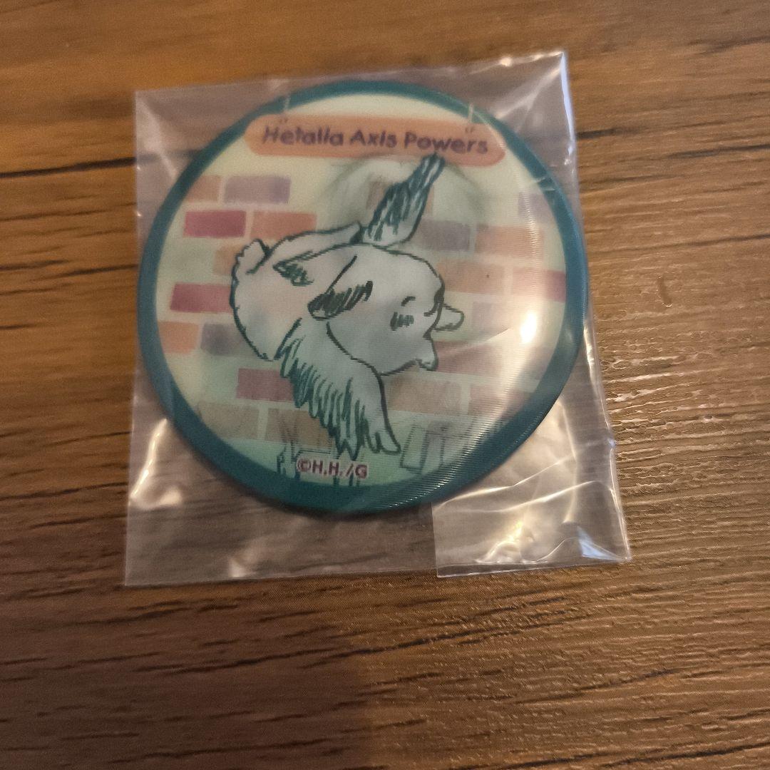 ヘタリア　チェンジング缶バッジ　イギリス　ふわふわパラダイス