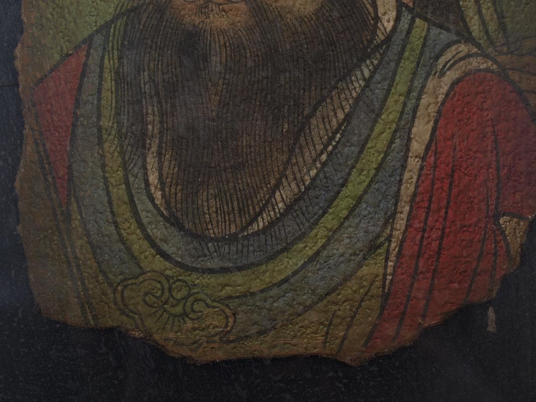 骨董市　掘り出し品中国時代　敦煌莫高窟壁画 人物像 AK1780B10-5