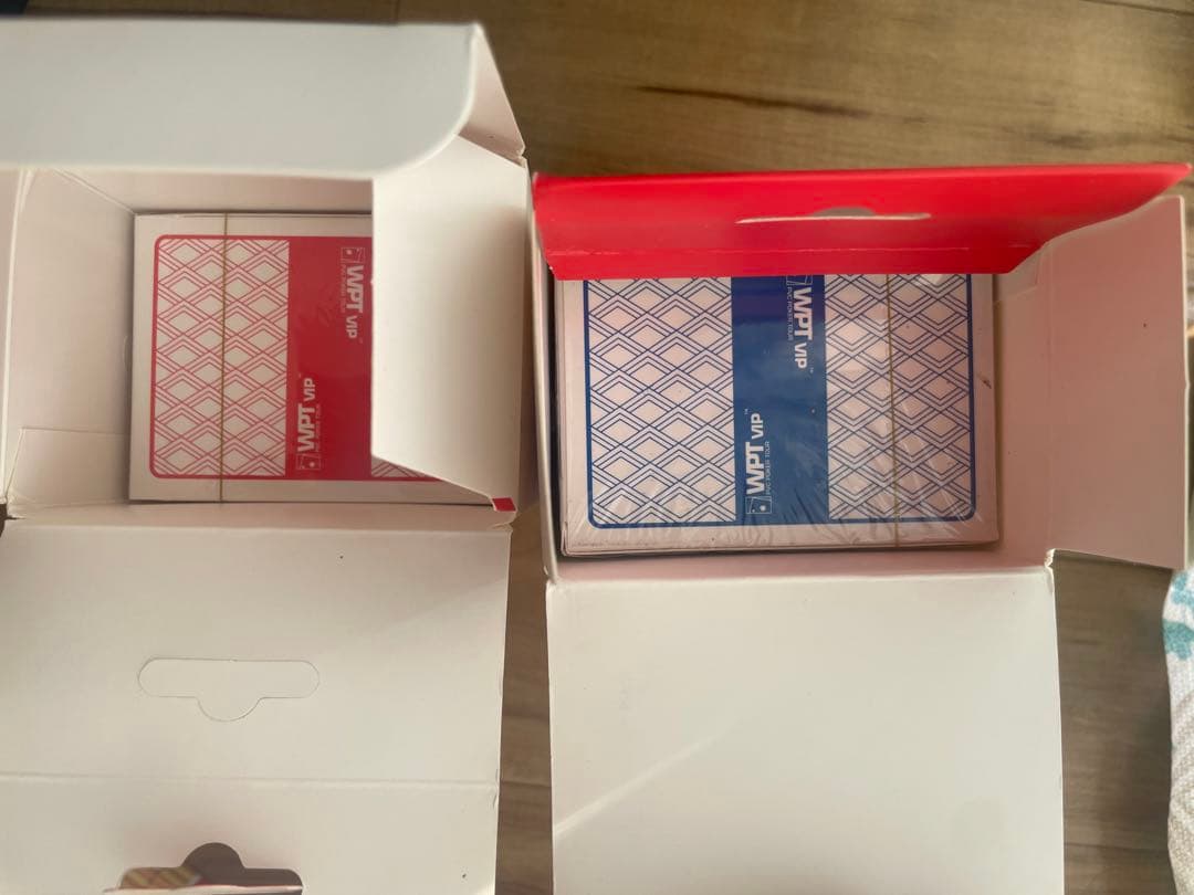 トランプ　ポーカー専用　WPT専用　赤青セット　10個ずつ