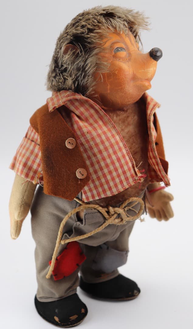 STEIFF \"MECKI\" 28cm ハリネズミのアンティークドール