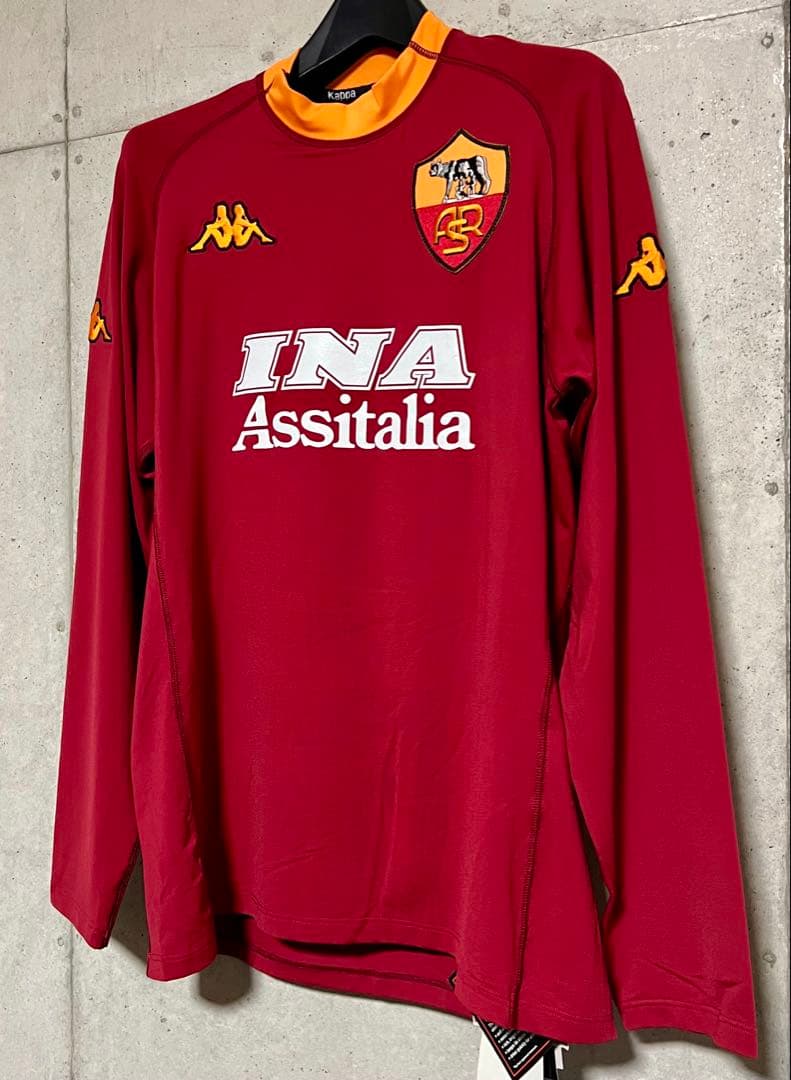 【新品/タグ付き】00/01 ASローマ ♯8 中田英寿 【XLサイズ】長袖