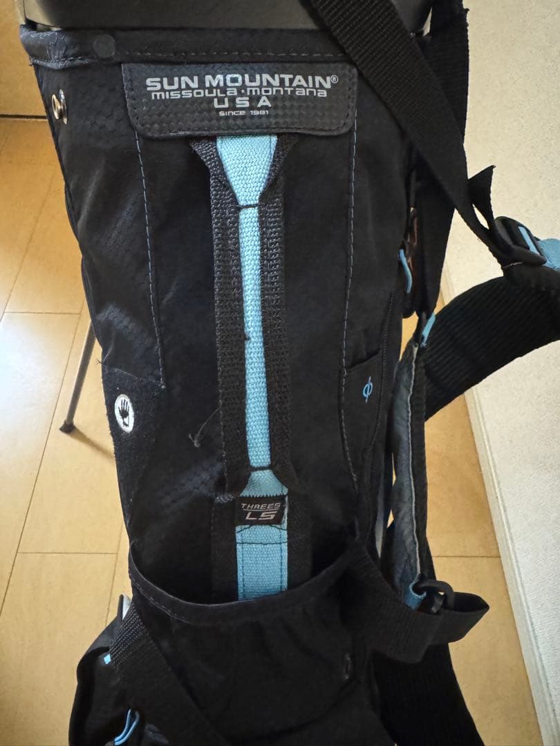 SUN MOUNTAIN 軽量キャディバッグ ブラック/ブルー