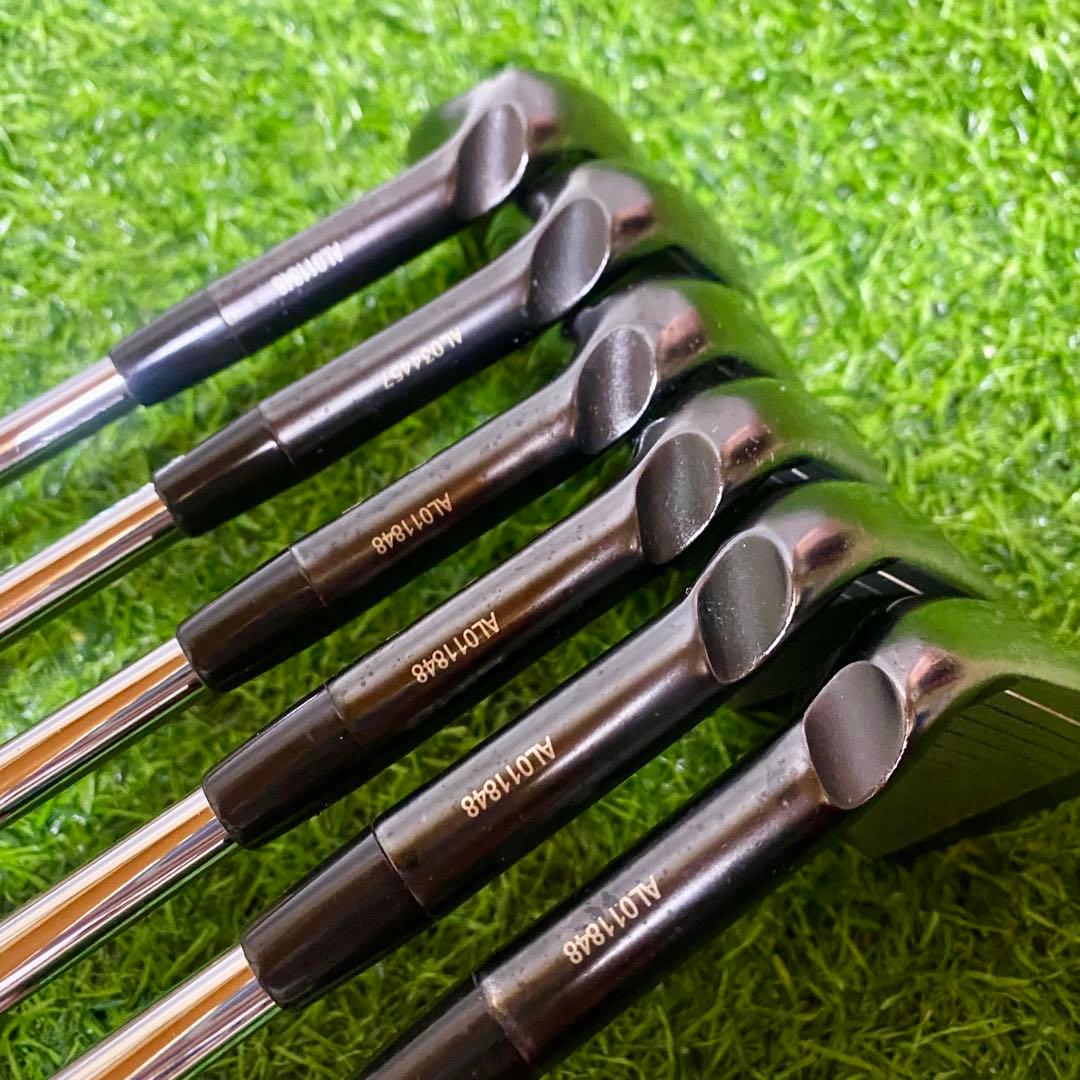 PING ピン G710 アイアンセット 6本 黒ドット S 右 クラブ メンズ